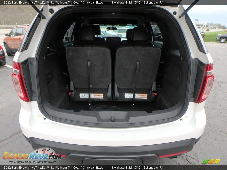 2012 Ford Explorer XLT 4WD White Platinum Tri-Coat / Charcoal Black Photo #12