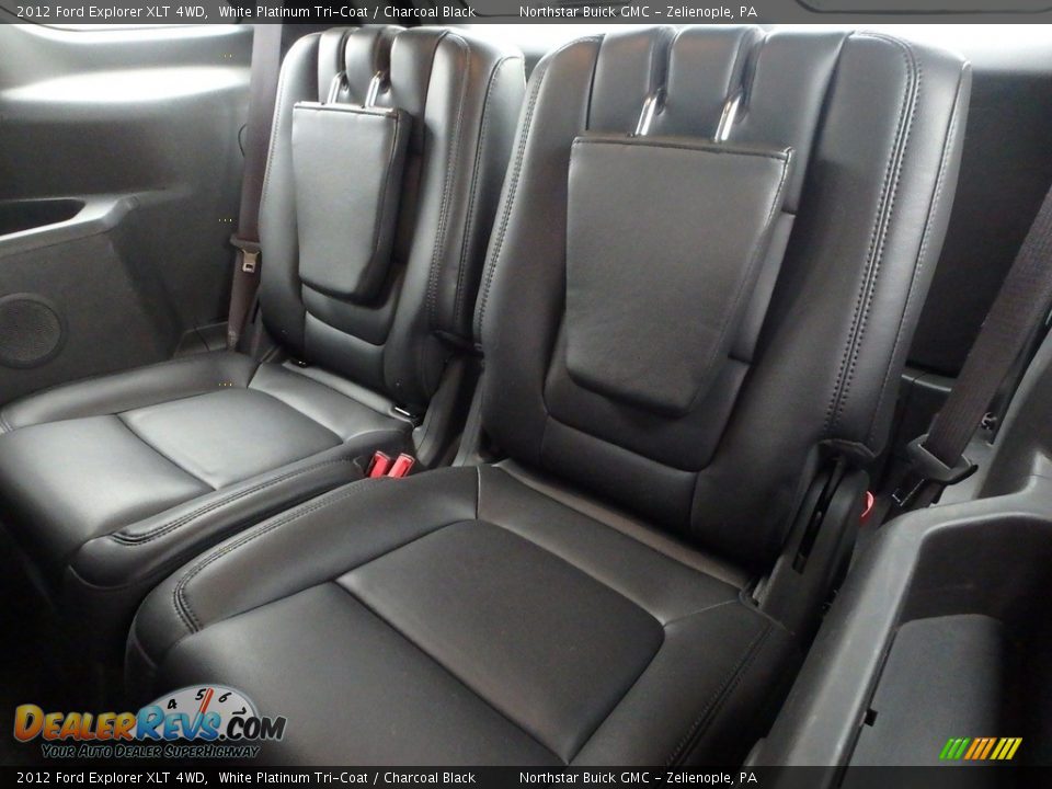 2012 Ford Explorer XLT 4WD White Platinum Tri-Coat / Charcoal Black Photo #18