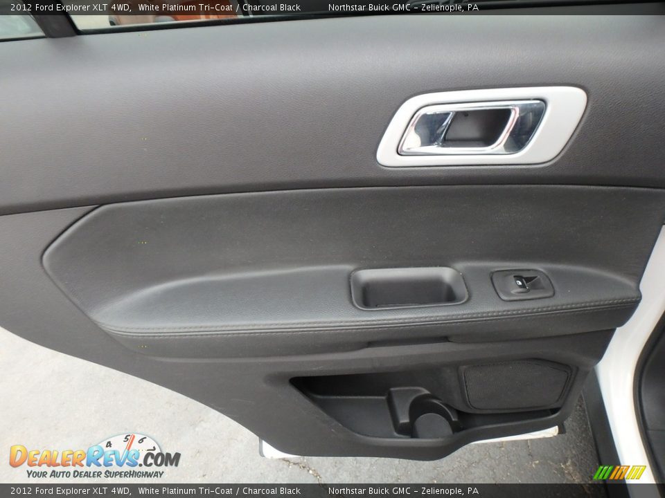 2012 Ford Explorer XLT 4WD White Platinum Tri-Coat / Charcoal Black Photo #20