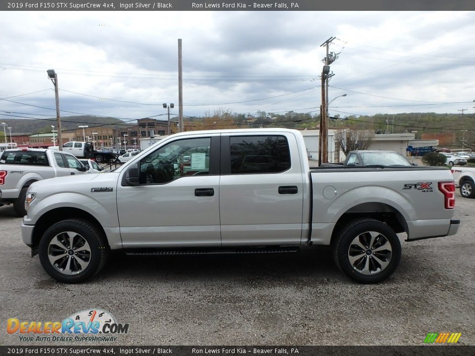 2019 Ford F150 STX SuperCrew 4x4 Ingot Silver / Black Photo #5