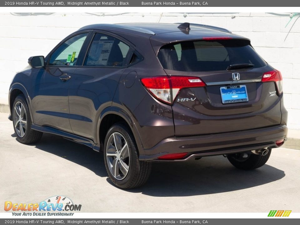 2019 Honda HR-V Touring AWD Midnight Amethyst Metallic / Black Photo #2