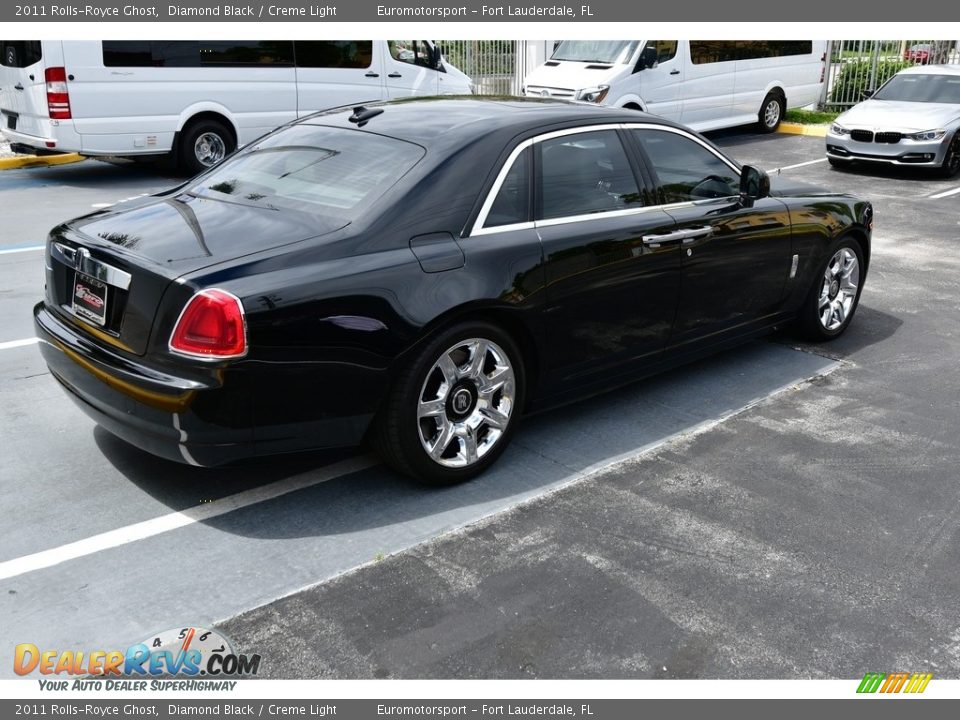 2011 Rolls-Royce Ghost Diamond Black / Creme Light Photo #5
