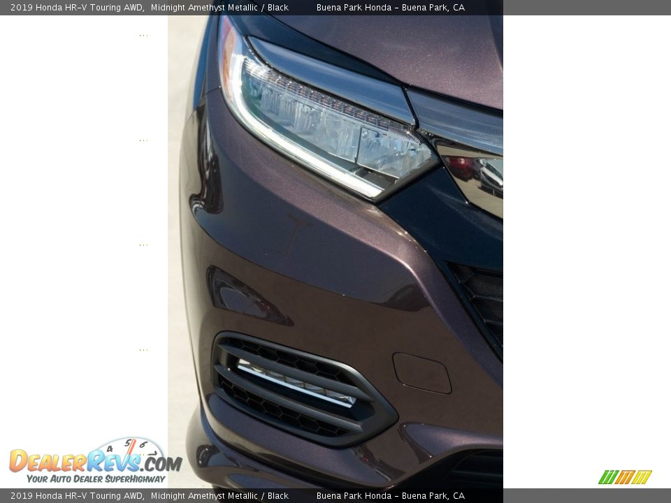 2019 Honda HR-V Touring AWD Midnight Amethyst Metallic / Black Photo #4