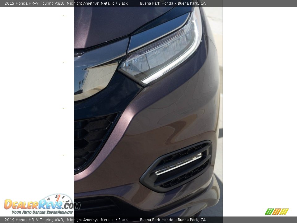 2019 Honda HR-V Touring AWD Midnight Amethyst Metallic / Black Photo #5