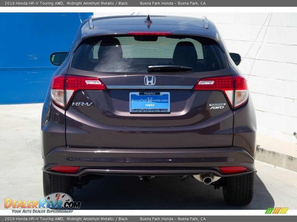 2019 Honda HR-V Touring AWD Midnight Amethyst Metallic / Black Photo #7