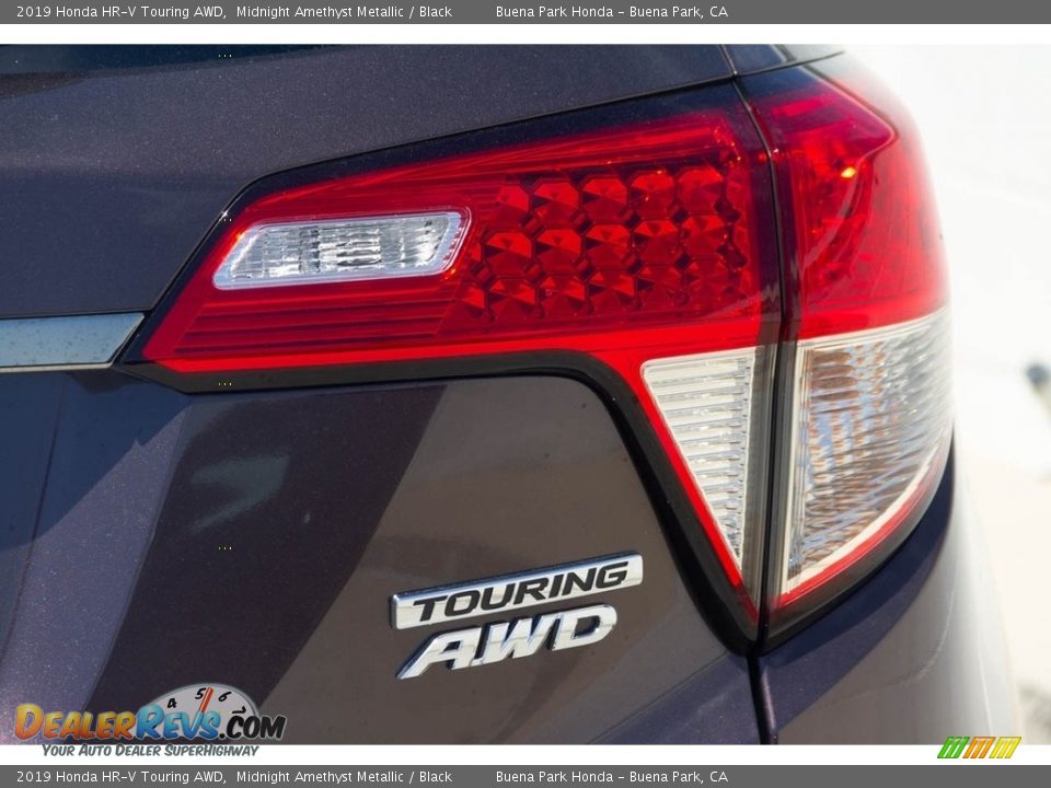 2019 Honda HR-V Touring AWD Midnight Amethyst Metallic / Black Photo #9