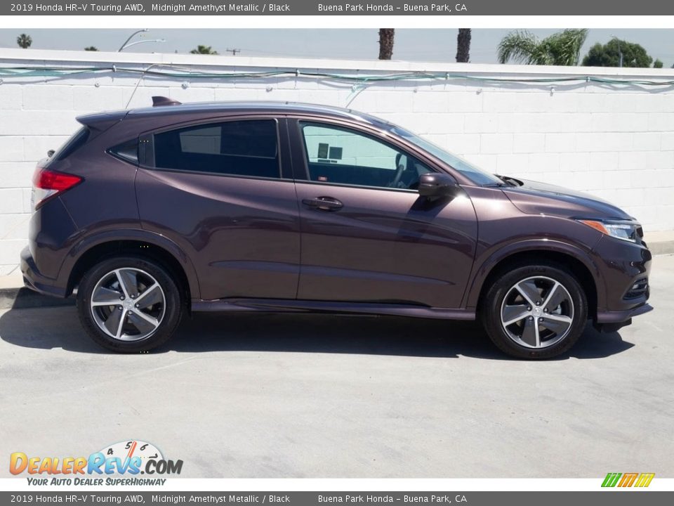 2019 Honda HR-V Touring AWD Midnight Amethyst Metallic / Black Photo #10