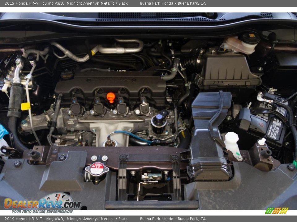 2019 Honda HR-V Touring AWD Midnight Amethyst Metallic / Black Photo #11