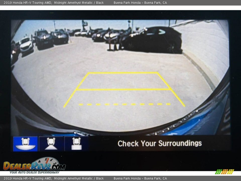 2019 Honda HR-V Touring AWD Midnight Amethyst Metallic / Black Photo #16