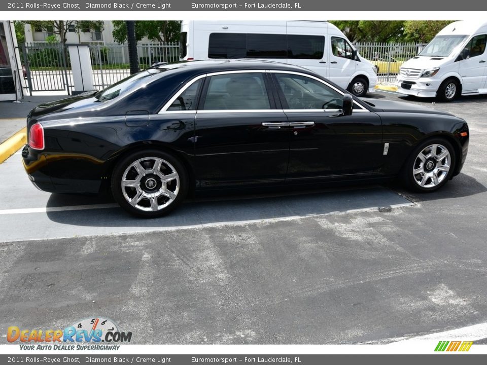 2011 Rolls-Royce Ghost Diamond Black / Creme Light Photo #41