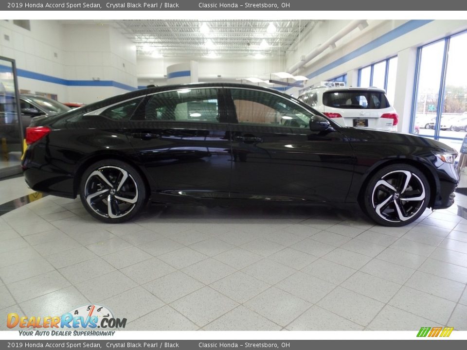 2019 Honda Accord Sport Sedan Crystal Black Pearl / Black Photo #4