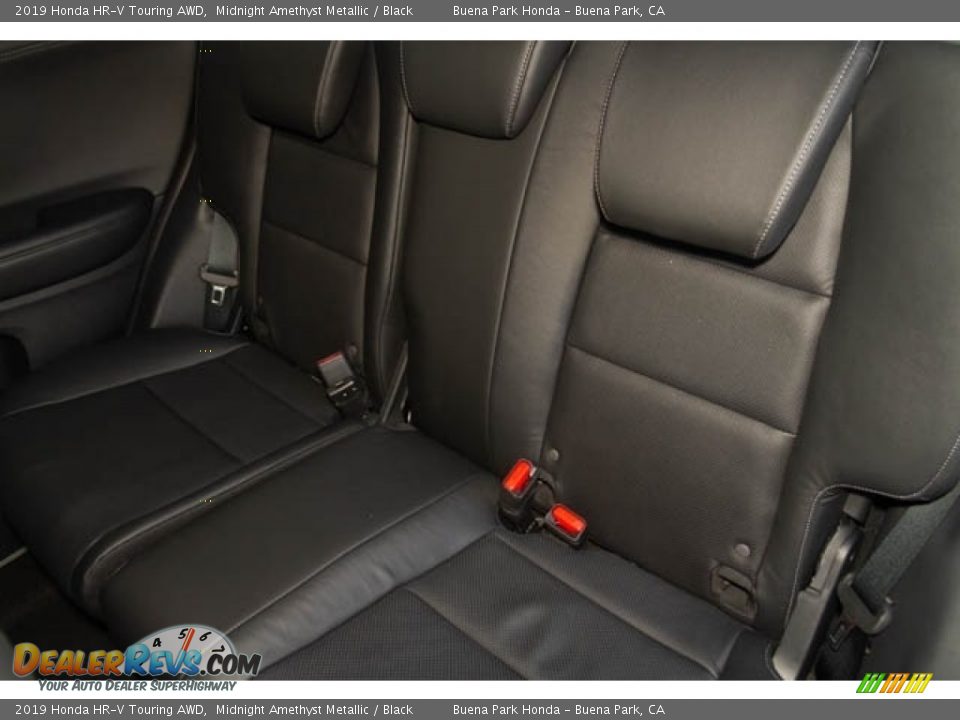 2019 Honda HR-V Touring AWD Midnight Amethyst Metallic / Black Photo #27