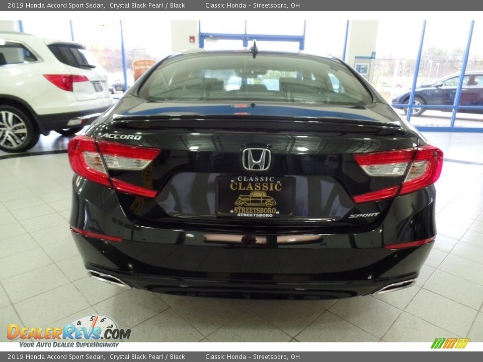 2019 Honda Accord Sport Sedan Crystal Black Pearl / Black Photo #6
