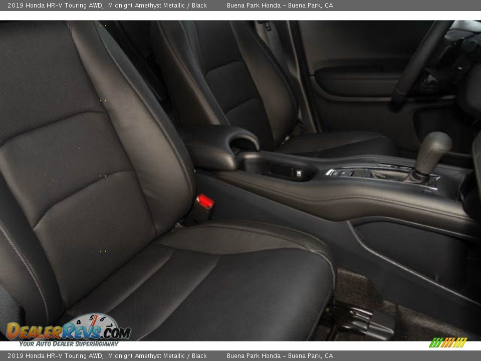 2019 Honda HR-V Touring AWD Midnight Amethyst Metallic / Black Photo #32