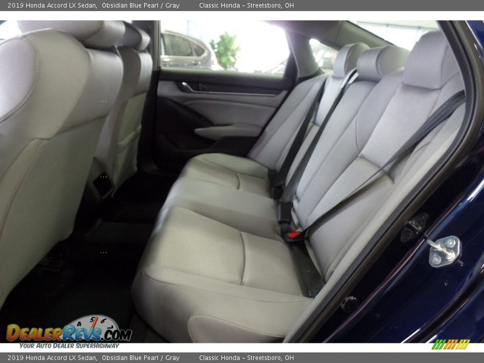 2019 Honda Accord LX Sedan Obsidian Blue Pearl / Gray Photo #11