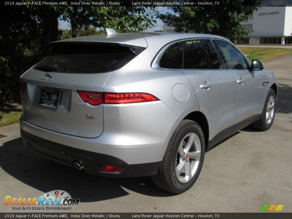 2019 Jaguar F-PACE Premium AWD Indus Silver Metallic / Ebony Photo #7