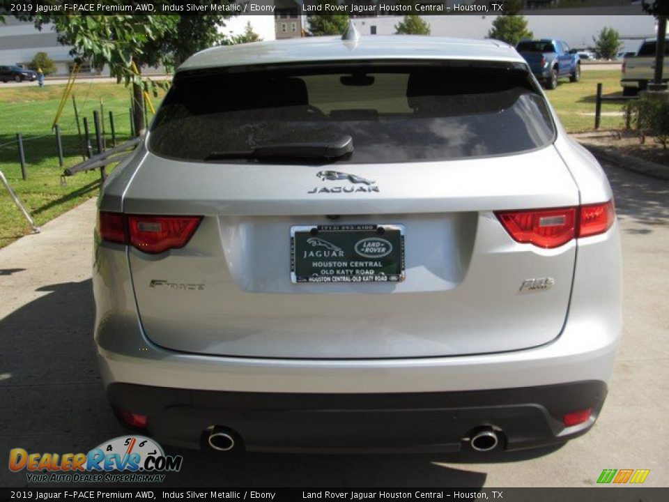 2019 Jaguar F-PACE Premium AWD Indus Silver Metallic / Ebony Photo #8