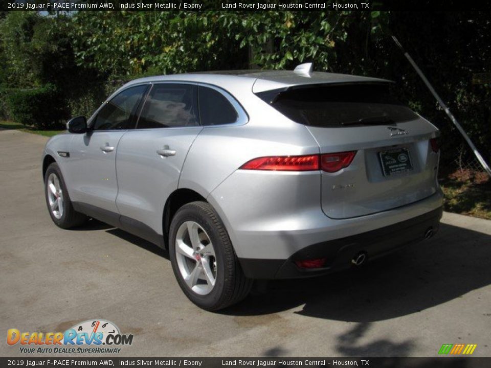 2019 Jaguar F-PACE Premium AWD Indus Silver Metallic / Ebony Photo #12