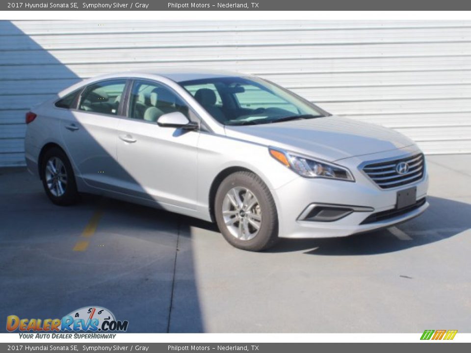 2017 Hyundai Sonata SE Symphony Silver / Gray Photo #2