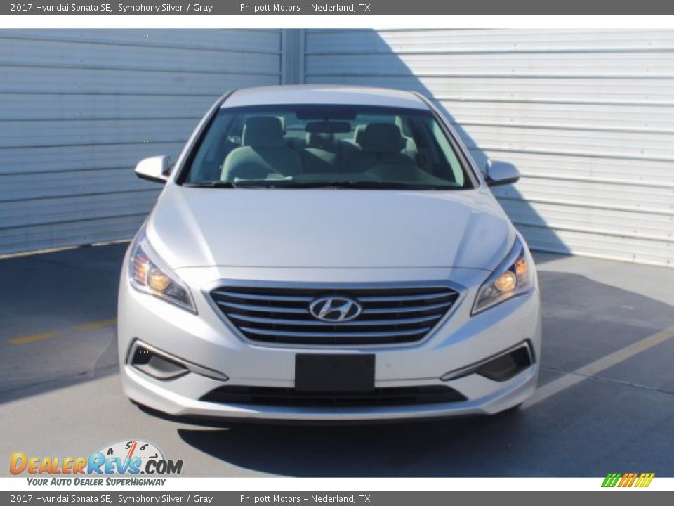2017 Hyundai Sonata SE Symphony Silver / Gray Photo #3