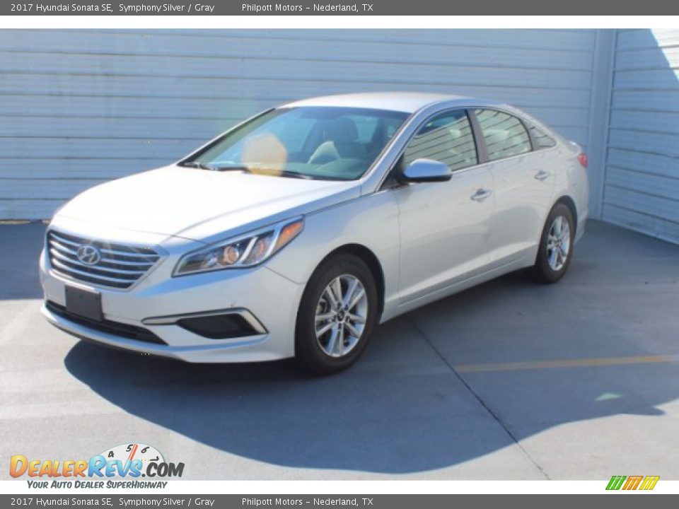 2017 Hyundai Sonata SE Symphony Silver / Gray Photo #4