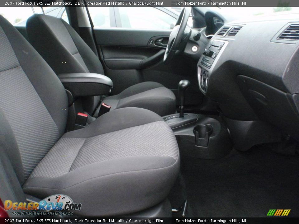 2007 Ford Focus ZX5 SES Hatchback Dark Toreador Red Metallic / Charcoal/Light Flint Photo #14