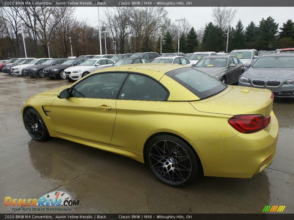 Austin Yellow Metallic 2020 BMW M4 Convertible Photo #7