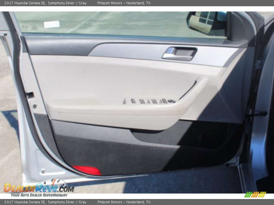 2017 Hyundai Sonata SE Symphony Silver / Gray Photo #11