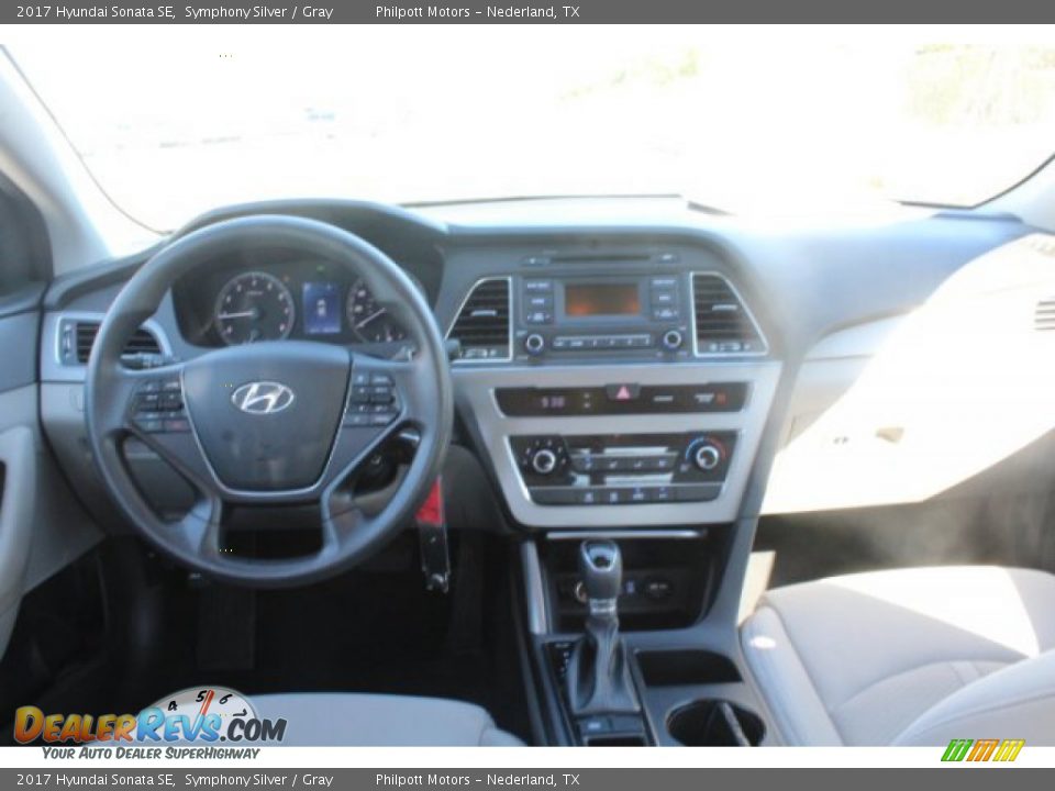 2017 Hyundai Sonata SE Symphony Silver / Gray Photo #19