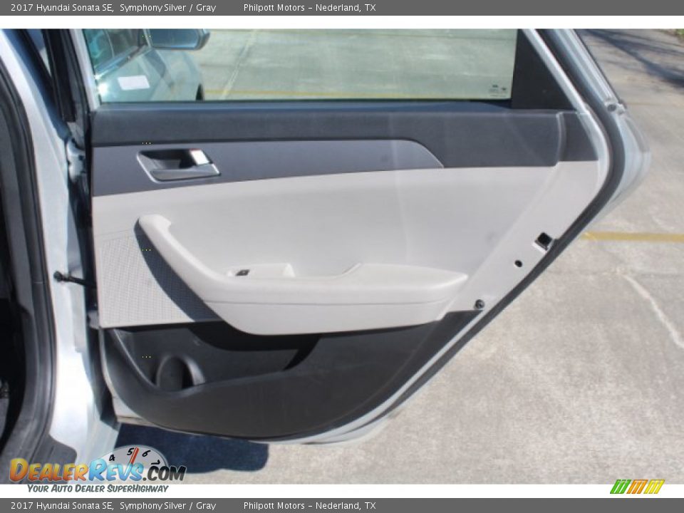 2017 Hyundai Sonata SE Symphony Silver / Gray Photo #22