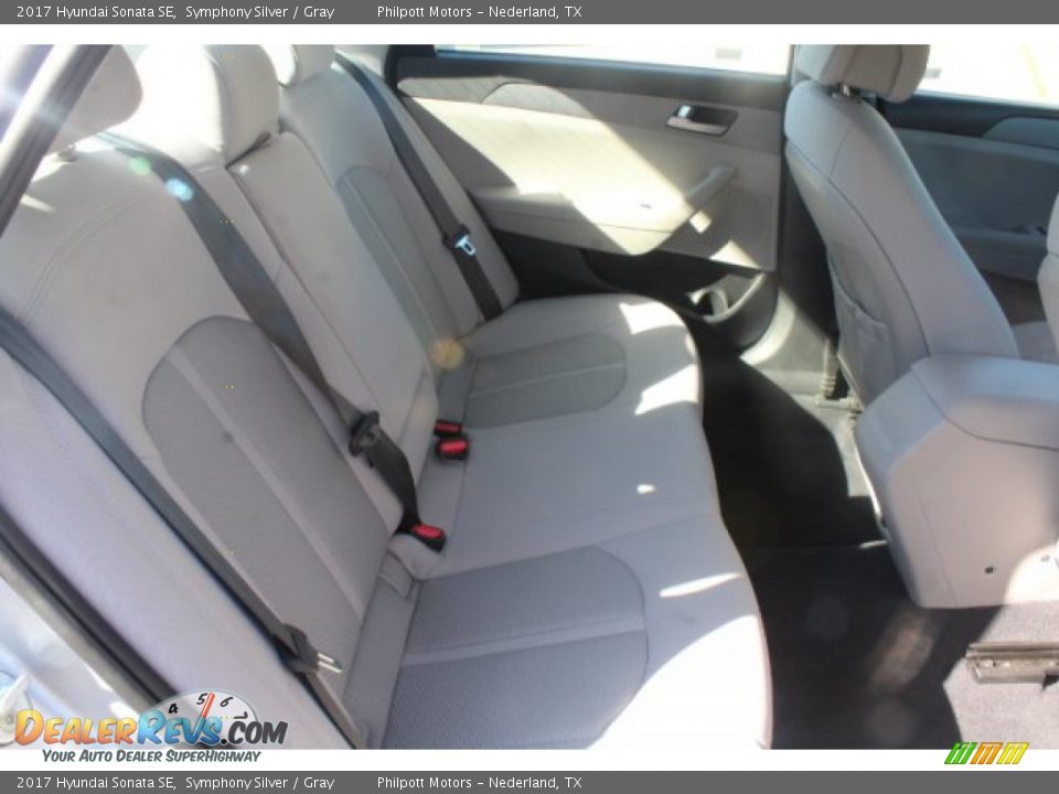 2017 Hyundai Sonata SE Symphony Silver / Gray Photo #23