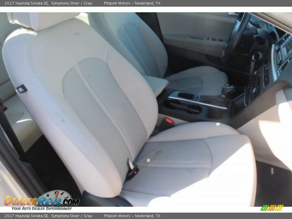 2017 Hyundai Sonata SE Symphony Silver / Gray Photo #25