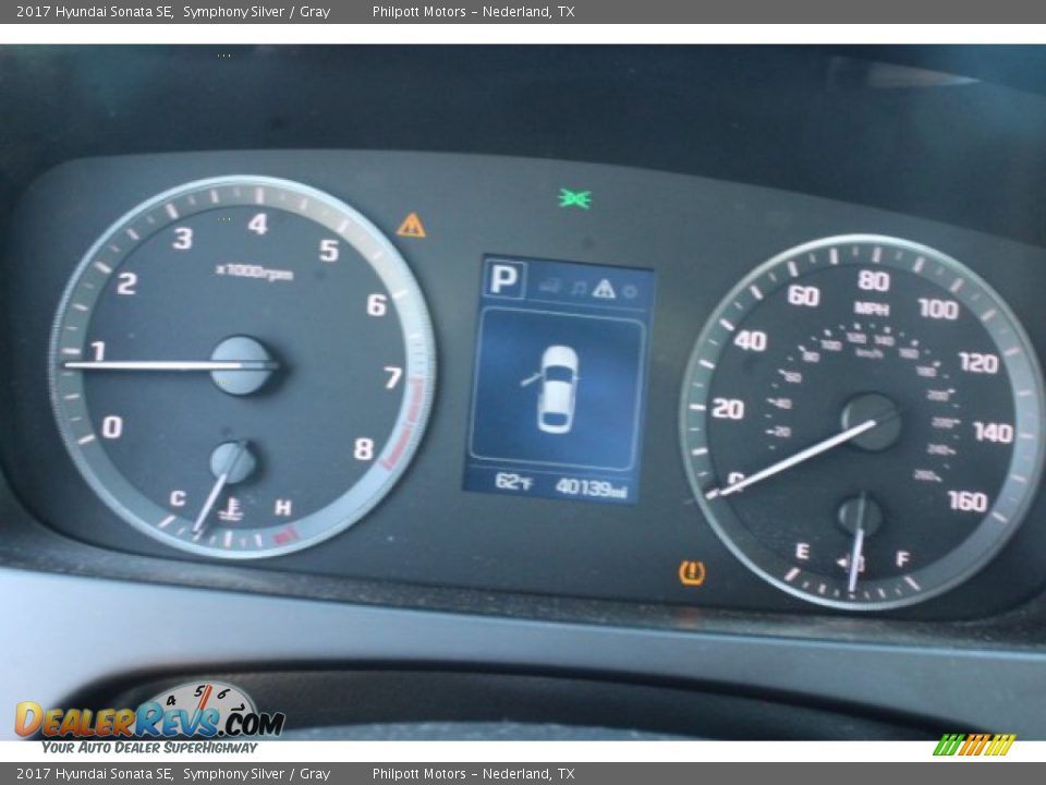 2017 Hyundai Sonata SE Symphony Silver / Gray Photo #26