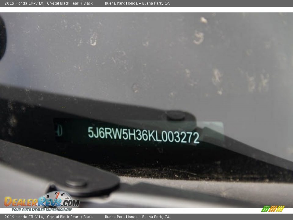 2019 Honda CR-V LX Crystal Black Pearl / Black Photo #27