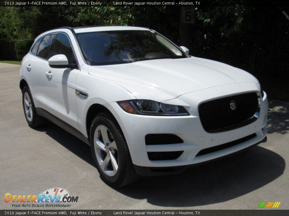 2019 Jaguar F-PACE Premium AWD Fuji White / Ebony Photo #2