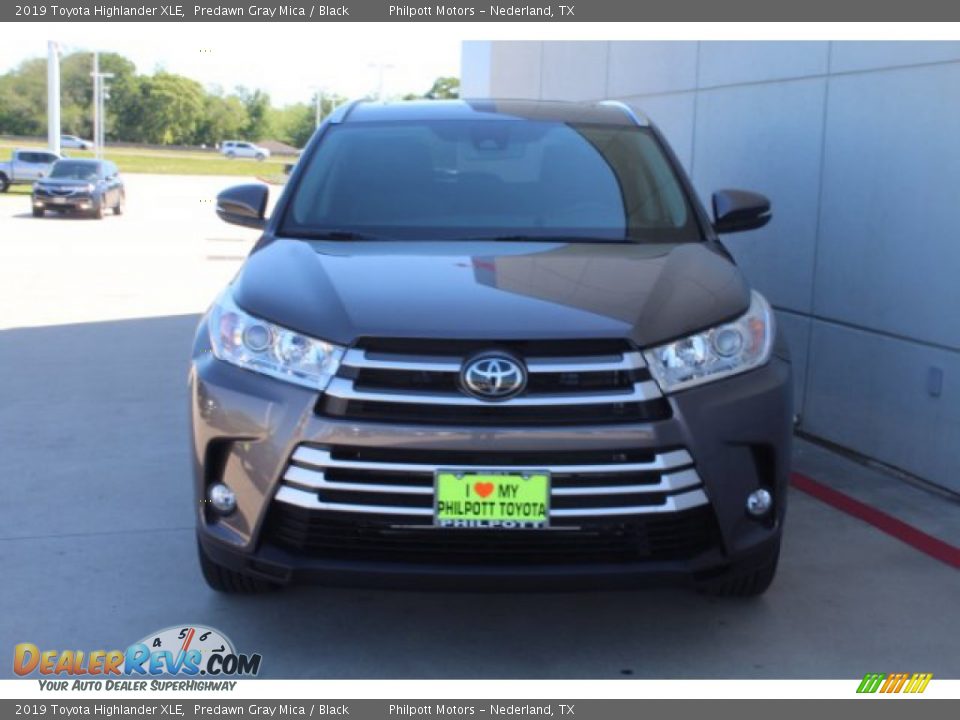 2019 Toyota Highlander XLE Predawn Gray Mica / Black Photo #3