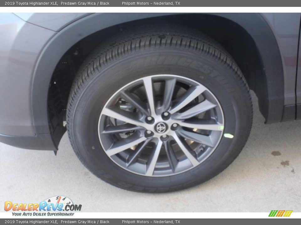 2019 Toyota Highlander XLE Predawn Gray Mica / Black Photo #5