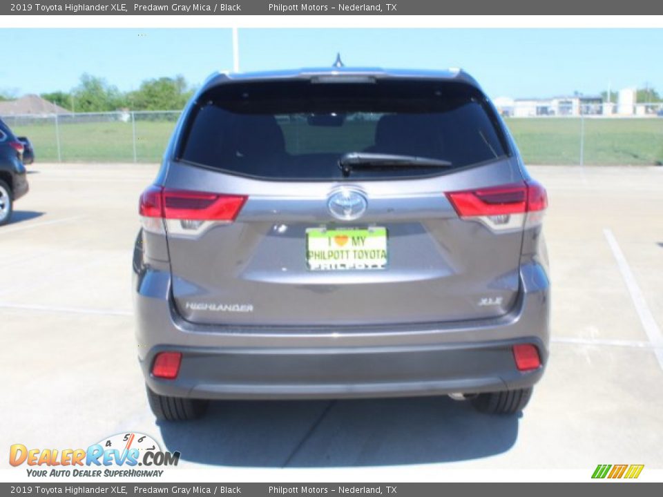 2019 Toyota Highlander XLE Predawn Gray Mica / Black Photo #7