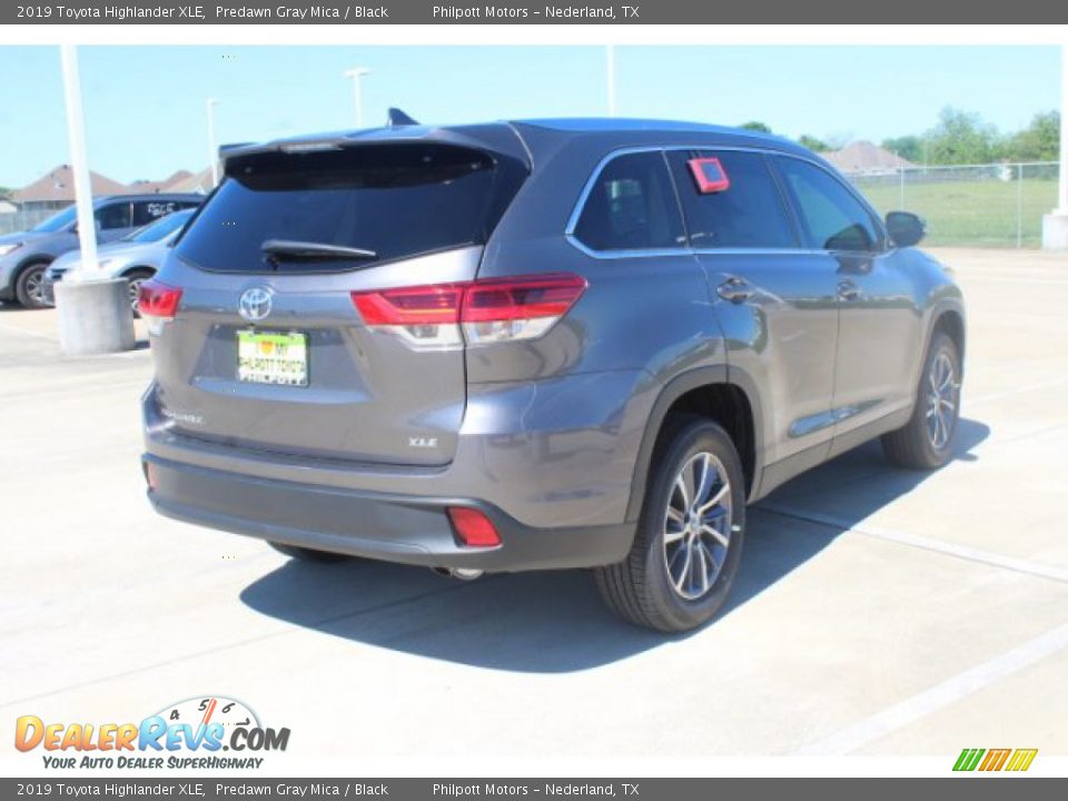 2019 Toyota Highlander XLE Predawn Gray Mica / Black Photo #8