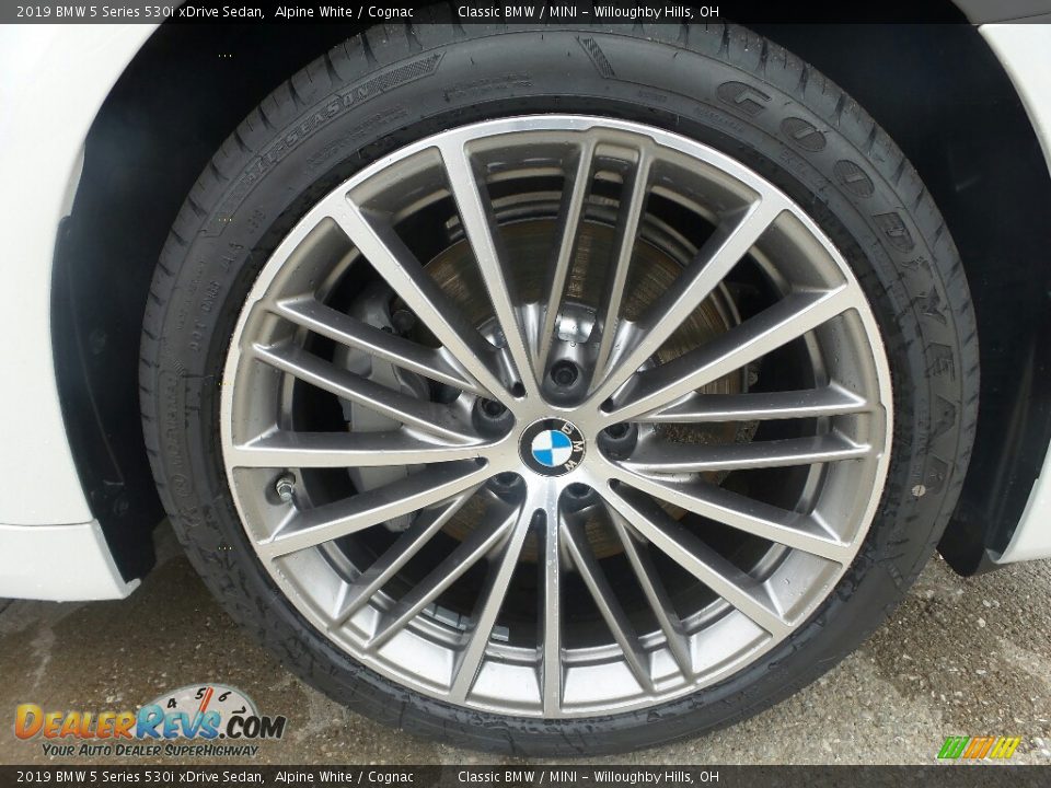 2019 BMW 5 Series 530i xDrive Sedan Alpine White / Cognac Photo #2
