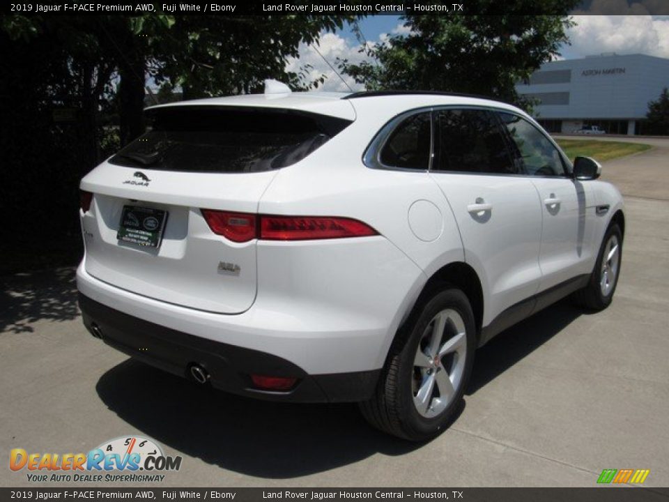 2019 Jaguar F-PACE Premium AWD Fuji White / Ebony Photo #7