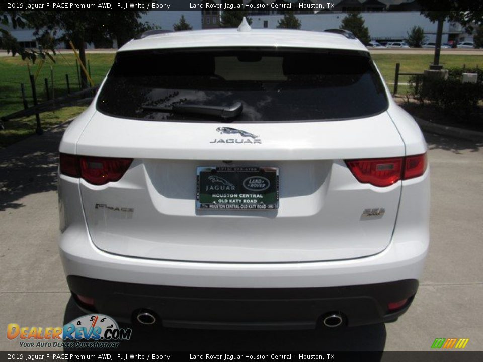 2019 Jaguar F-PACE Premium AWD Fuji White / Ebony Photo #8