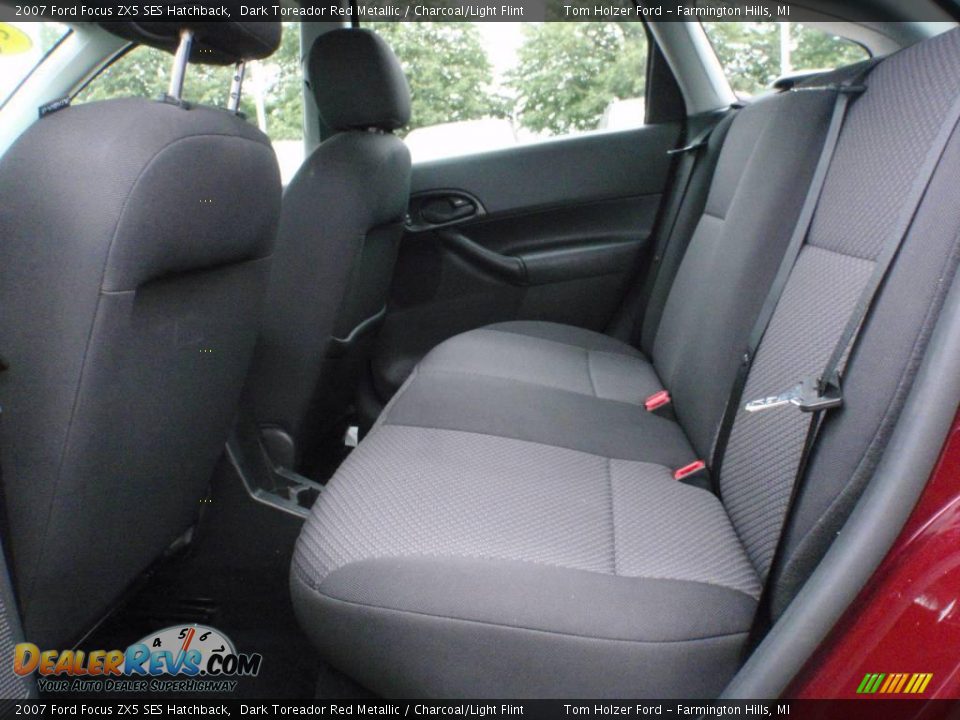2007 Ford Focus ZX5 SES Hatchback Dark Toreador Red Metallic / Charcoal/Light Flint Photo #15