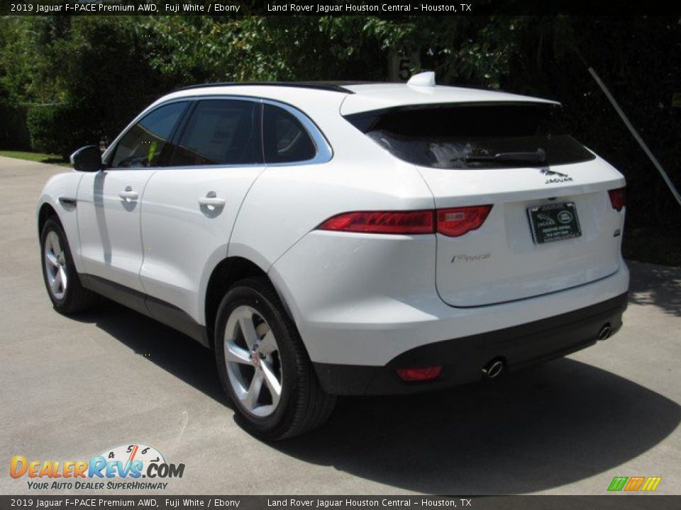 2019 Jaguar F-PACE Premium AWD Fuji White / Ebony Photo #12