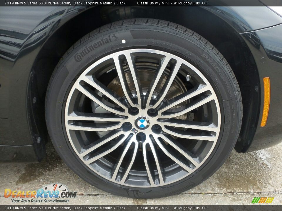 2019 BMW 5 Series 530i xDrive Sedan Black Sapphire Metallic / Black Photo #2