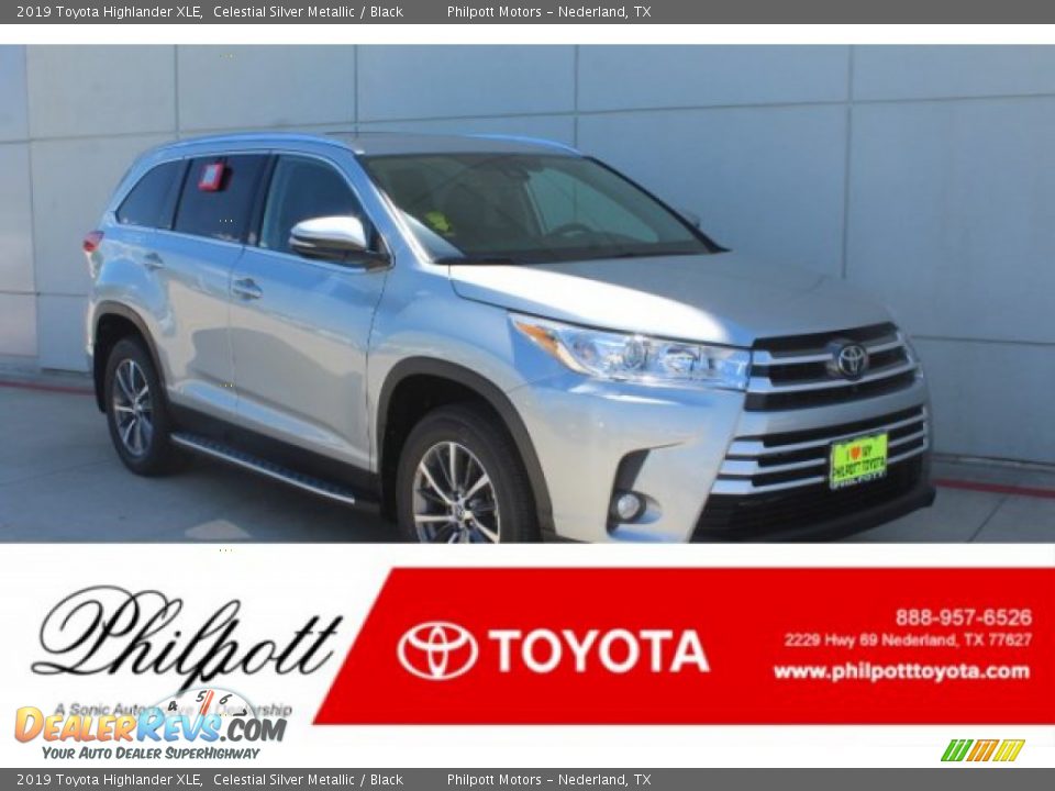 2019 Toyota Highlander XLE Celestial Silver Metallic / Black Photo #1
