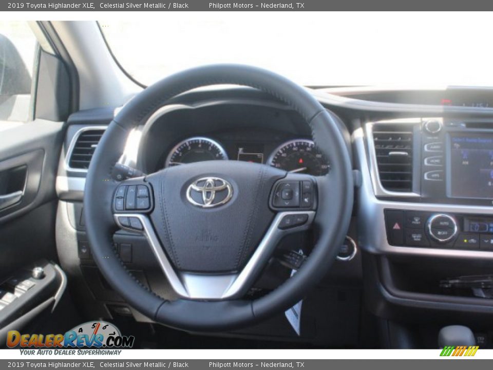 2019 Toyota Highlander XLE Celestial Silver Metallic / Black Photo #20