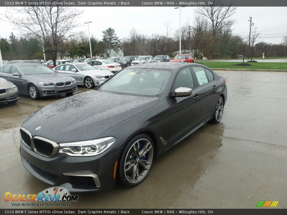 Dark Graphite Metallic 2019 BMW 5 Series M550i xDrive Sedan Photo #5