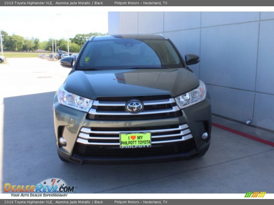 2019 Toyota Highlander XLE Alumina Jade Metallic / Black Photo #3