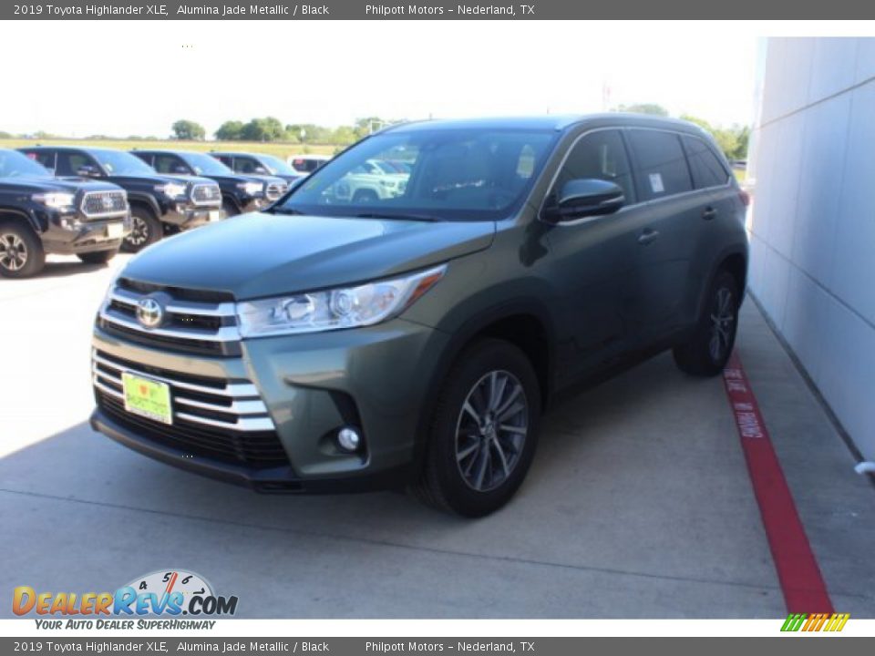 2019 Toyota Highlander XLE Alumina Jade Metallic / Black Photo #4